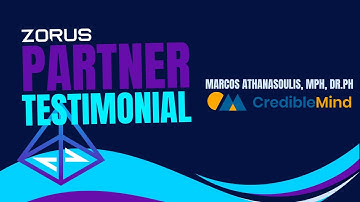 Zorus Partner Testimonial: Marcos Athanasoulis, MPH, Dr.PH with CredibleMind