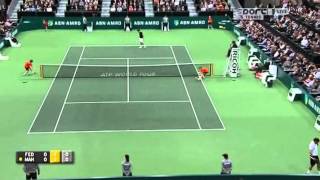 Roger Federer vs Nicolas Mahut 2012 Highlights Rotterdam Round 1