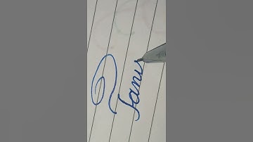 tanishq name in cursive writing//#shorts #kdsclasseschakalwanshi #cursivewriting