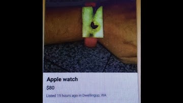 Cracko Craigslist Ad #10:  Apple Watch $80
