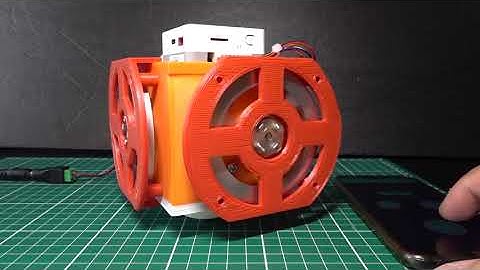 【Reaction Wheel】１輪走行ロボット 球体ホイール検討【M5Stack】