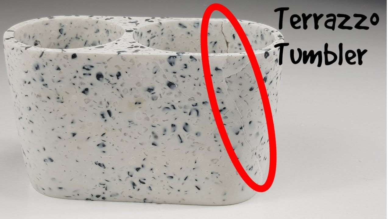 How To Repair Broken Terrazzo Bathroom Accessories.