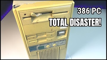Destroyed 386 PC Gets Epic Restoration – From Junk to Windows 3.11!
