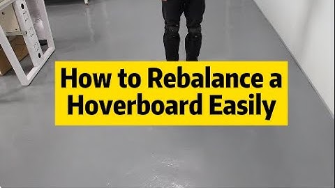 Out of Balance? How to recalibrate a hoverboard easily 2021?