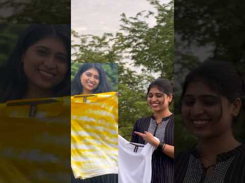 tie dye tshirt at home😱@Gourisnairr #lowcost#free#tiedie #hack#malayalam#2million#viral