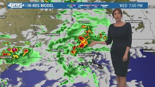 New Orleans Weather: Hot, humid with thunderstorms
