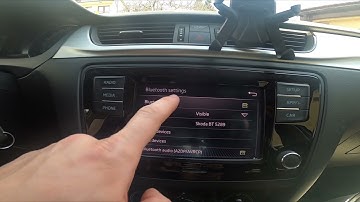 How to Enable or Disable Bluetooth in Car Radio in Skoda Rapid II ( 2012 – 2019 )