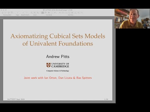 Andrew Pitts, Axiomatizing