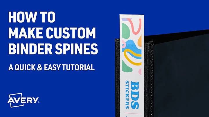 How to Make Custom Binder Spines: A Quick & Easy Tutorial