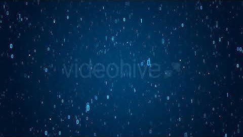 Digital Binary Data Abstract Background