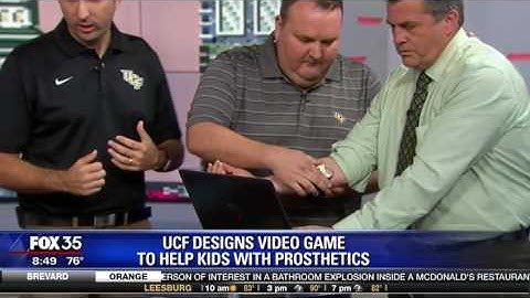 UCF Designs Video Game to Help Kids with Prosthetic