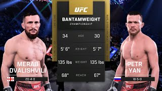 Dvalishvili vs Yan 2 UFC 323 Simulation