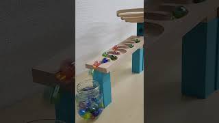 Marble Run Race ASMR HABA wave slope part93 #marblerun #マーブルラン #shorts