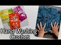 How to Easily Hand Wash Crochet Or Knit Items