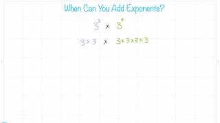 Adding Exponents