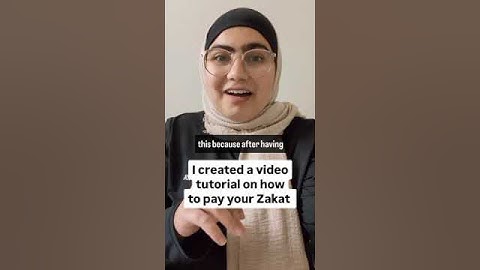 I created a video on how to calculate your zakat