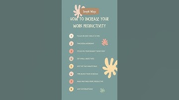 🚀 Boost Your Productivity: Proven Tips for a Successful Workday! 🚀#productivityhacks #worksmarter