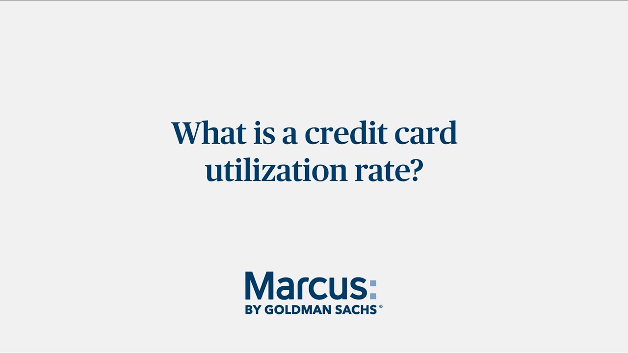 What Is Credit Card Utilization Rate