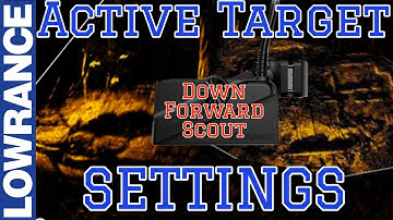 Actieve doelinstellingen, instellingen voor de beste foto en hoe te gebruiken. Lowrance Active Ta...
