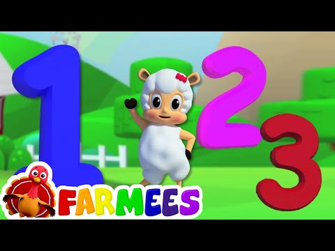 Con số bài hát 1-10 | 3D Hoạt hình cho trẻ em | 123 Rhyme For Kids | Learn Numbers | Numbers Song