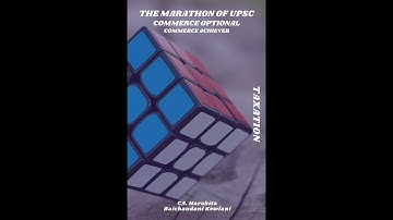 The Marathon of UPSC Commerce Optional - BOOK Announcement