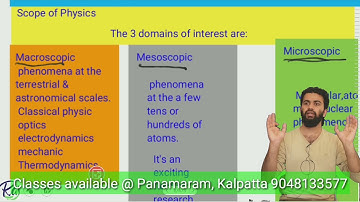 Physical world class 11Part 2 scope and excitement of physics