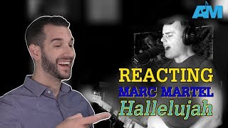 Video thumbnail of "VOCAL COACH reacts to MARC MARTEL singing HALLELUJAH in the style of JEFF BUCKLEY"