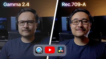 Отличается цвет в DaVinci, YouTube и QuickTime. Rec.709-A, NCLC Tags & Use Mac display на Mac OS