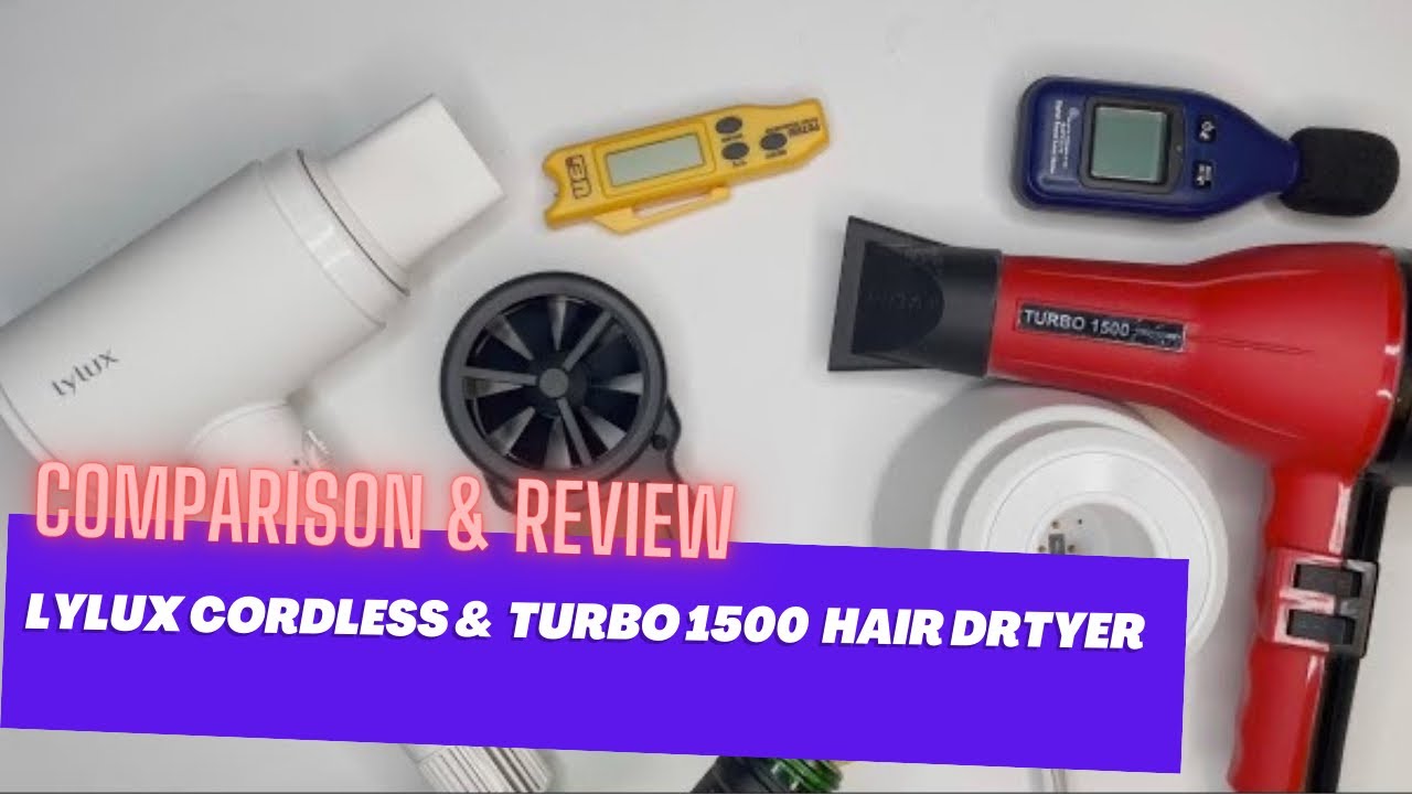 🌬 Lylux CORDLESS Hair Dryer Review & Comparison to TURBO 1500 Blow Dryer 💈