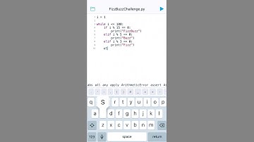 FizzBuzz Challenge (Python)