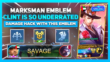 Marksman Emblem Clint Is So Underrated | MLBB