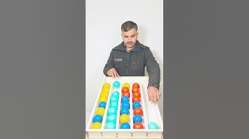 Fun & Chaos: Color Ball Sorting Challenge 🟢🔴🟡🔵 | Fun Games #game #satisfying #shorts #asmrsounds