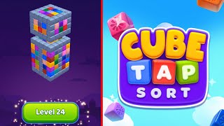 Cube Tap Sort Level 24 Game Walkthrough