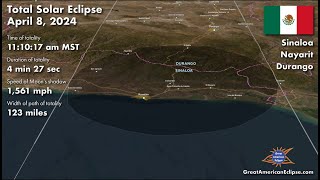 Midday Darkness In Mexico: Where to View the 2024 Total Solar Eclipse