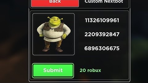 Adding Shrek as a Custom Bot for the third Time in Evade