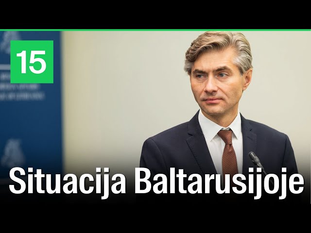 Kęstutis Budrys tikisi, jog Baltarusijoje įstrigę vilkikai netrukus bus paleisti