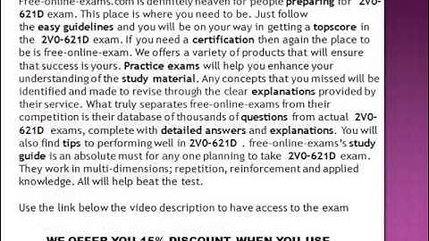 2V0-621D VMware Certified Professional 6 – Data Center Virtualization Delta Beta Exam