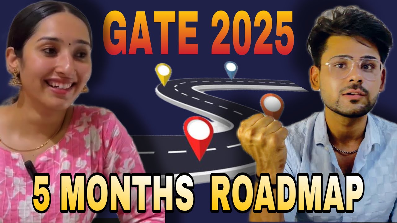 GATE 2025 PREPARATION STRATEGY IN 5 MONTHS | To Get AIR Under 100🔥🔥 ...