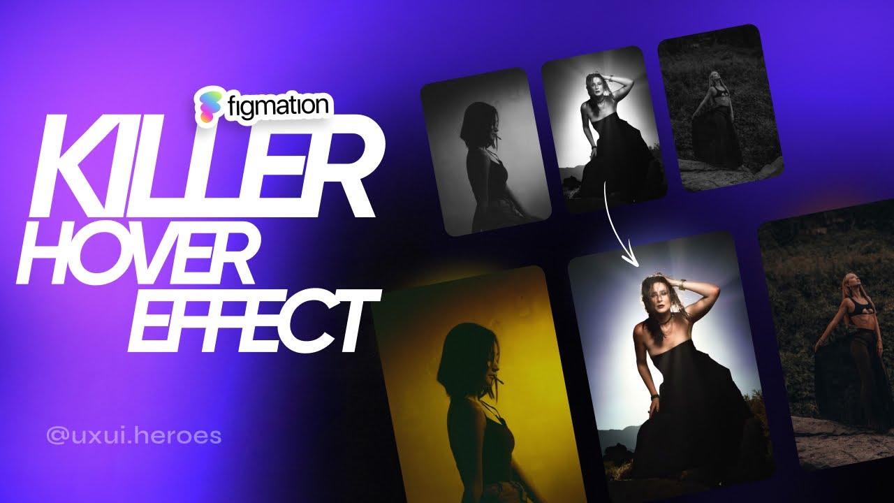 Killer hover card animation figma | Figma Tutorial | Figma animation ...