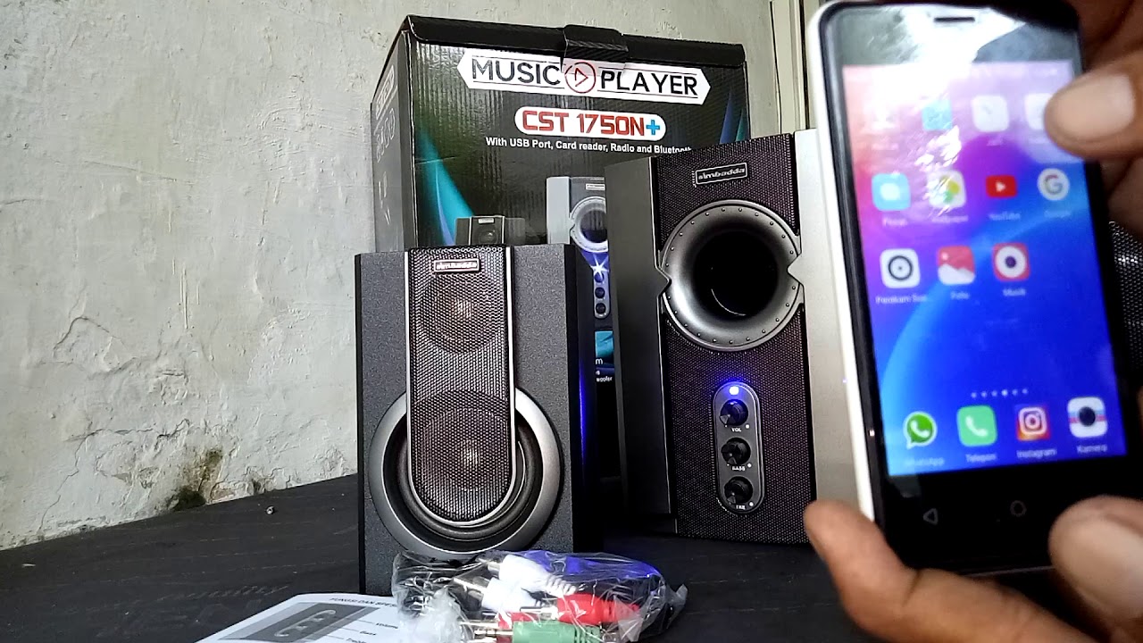 Unboxing speaker simbadda cst17500n+