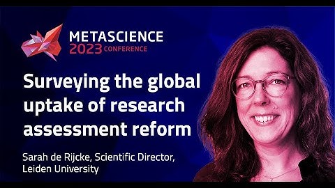 Surveying the global uptake of research assessment reform