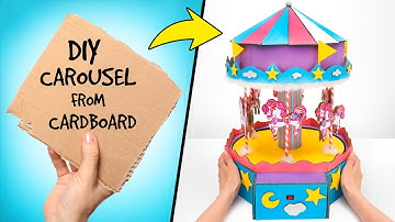 DIY Carousel From Cardboard