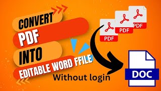 Stop Wasting Time Convert PDFs to Editable Word Documents