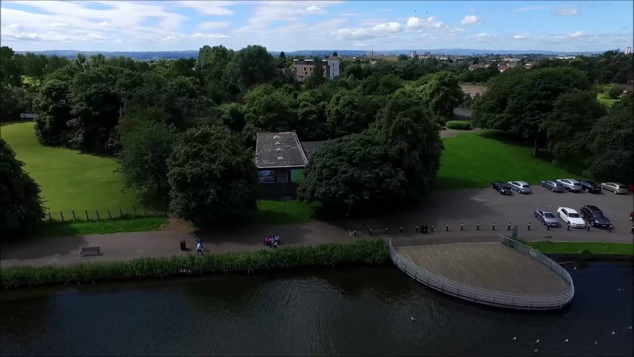Hogganfield loch from above YouTube