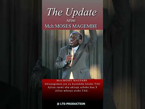 Mchungaji Moses Magembe Asem Ajagombana Namtu Anahitaji Kuwa Huru