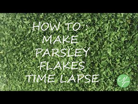 Come rendere Prezzemolo Flakes [Time lapse]