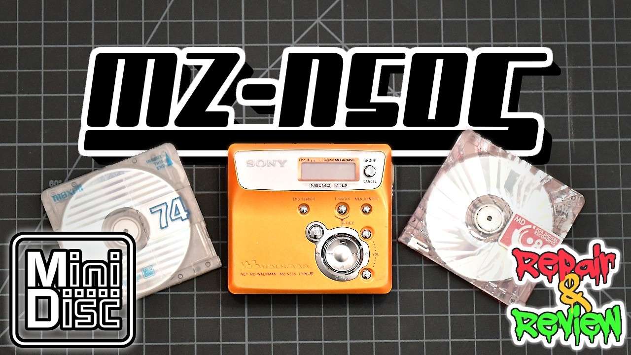 Sony Net MD Walkman MZ-N505 Type R - Or - Enregistreur MiniDisc (Occasion)