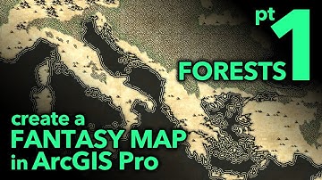 Tolkien Style Maps in a GIS: part 1, Forests