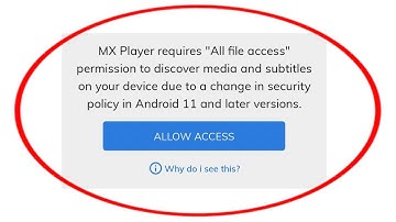 Fix Mx Player Requires All File