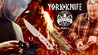MAKING A BUSHCRAFT KNIFE & WILD CAMPING WITH YORK KNIFE!!